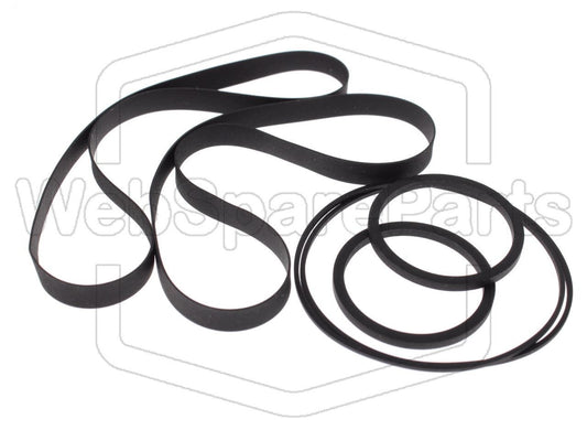 Hihnasarja ja varaosat videonauhurin korjaukseen Sharp VC-5W20E Twin VHS