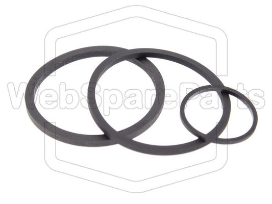 Hihnasarja CD‑soittimen levyaseman mekaniikkaan JVC XLM500BK