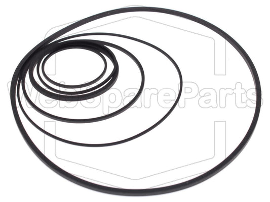 Hihnasarja ja varaosat videonauhurin korjaukseen Telerent N-9001 T