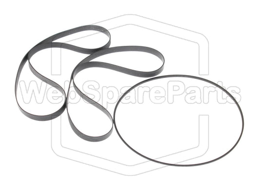 Varaosahihnasarja kaksoiskasettidekin Pioneer CX-W700